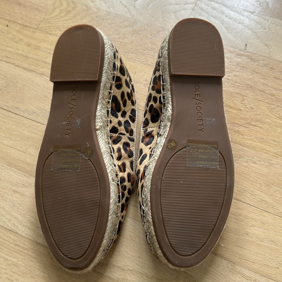 Leopard Sole society espadrilles size 5/35. New w/out box. - Picture 4 of 4